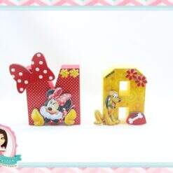 Letras 3d Turma do Mickey