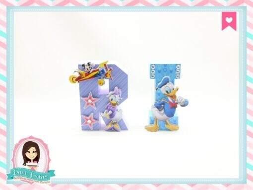 Letras 3d Turma do Mickey - Imagem 2