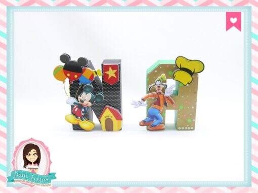 Letras 3d Turma do Mickey - Imagem 3