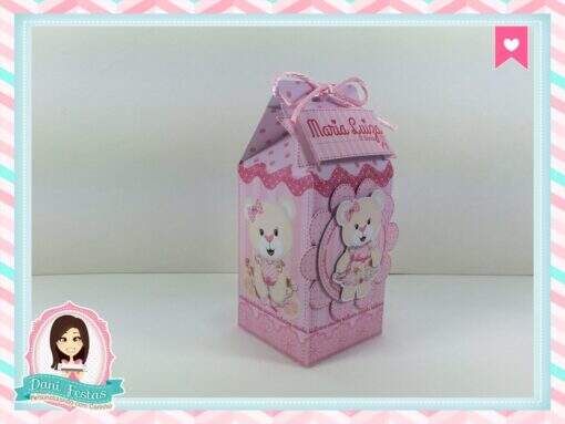Caixa Milk Ursinha Bailarina - Imagem 2