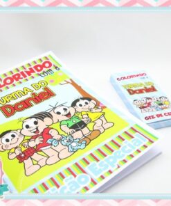 Kit de Colorir Turma da Mônica