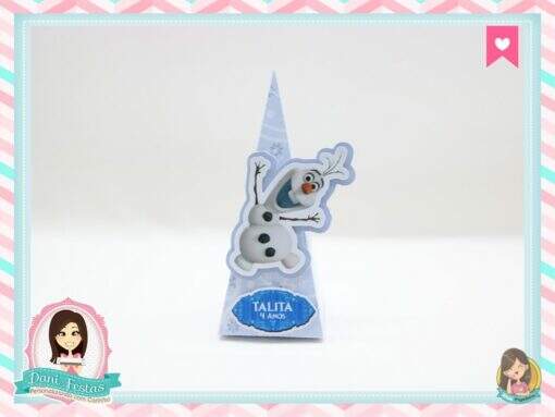 Caixa Pirâmide  Frozen