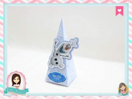 Caixa Pirâmide  Frozen - Imagem 2