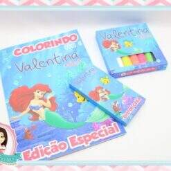 Massinha + Kit de Colorir Pequena Sereia