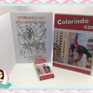 Kit de Colorir - Homem Aranha