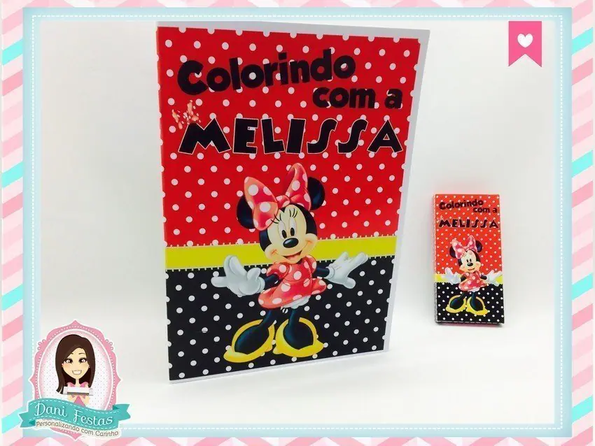 Kit de Colorir - Minnie Vermelha - Imagem 2
