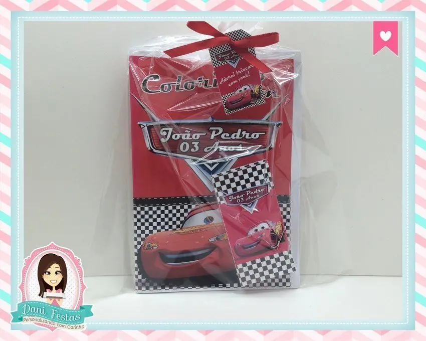 Kit de Colorir Carros Disney