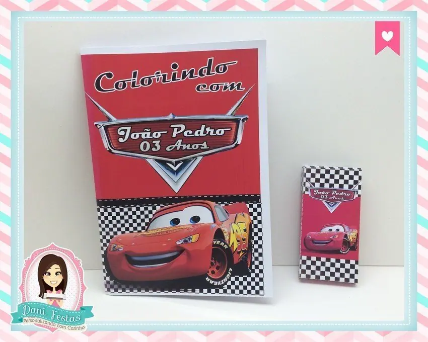 Kit de Colorir Carros Disney - Imagem 2