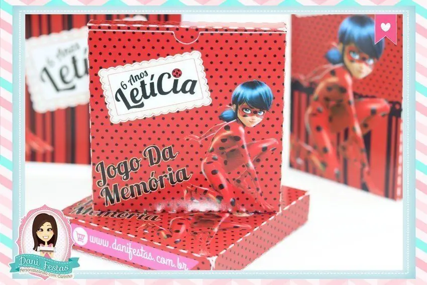 Kit De Colorir e Jogo da Memória - Ladybug - Imagem 3