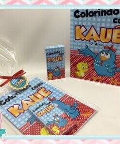 Kit de Colorir  Galinha Pintadinha