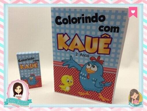 Kit de Colorir  Galinha Pintadinha - Imagem 2