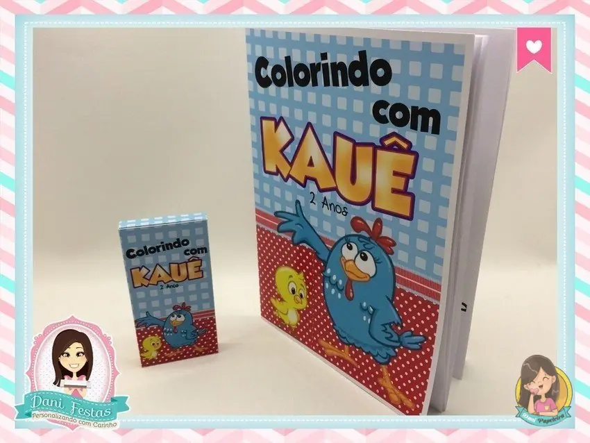 Kit de Colorir Galinha Pintadinha - Imagem 3