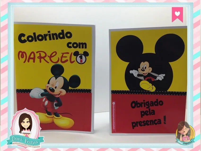 Kit de Colorir - Mickey Mouse