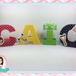 Letras 2d Angry Birds