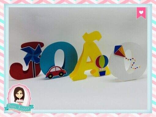 Letras 2d Brinquedos Antigos