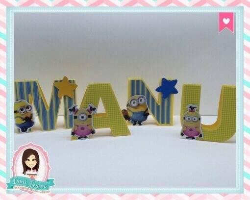 Letras 2d Minions
