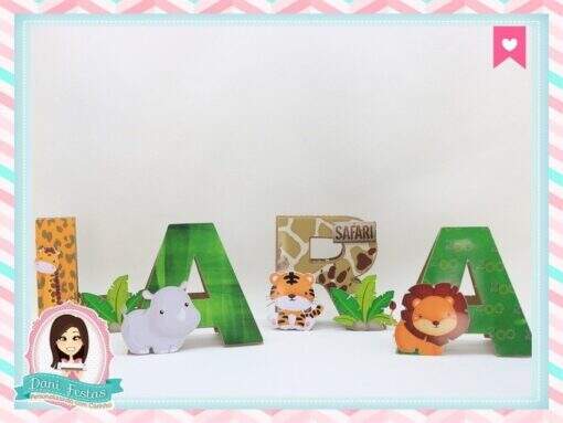 Letras 2d Safari - Imagem 2