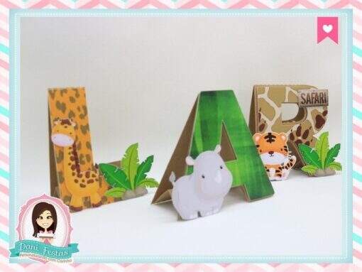 Letras 2d Safari - Imagem 4