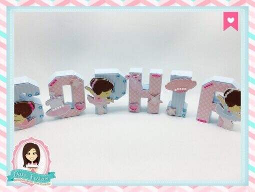 Letras 3d Bailarina - Imagem 3