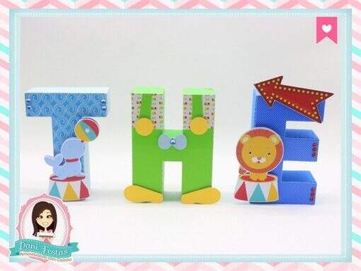 Letras 3d Circo - Imagem 2