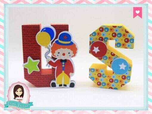 Letras 3d Circo - Imagem 3