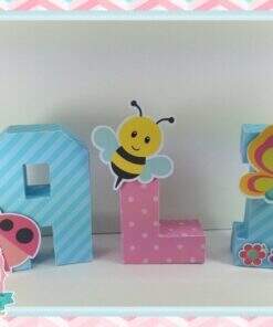 Letras 3d Jardim Encantado