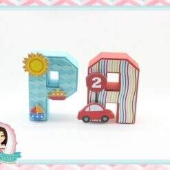 Alternative view of Letras 3d Meios de Transportes