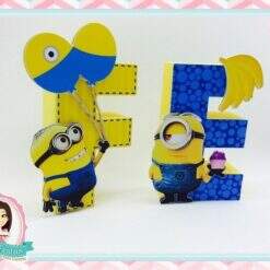 Letras 3d Minions