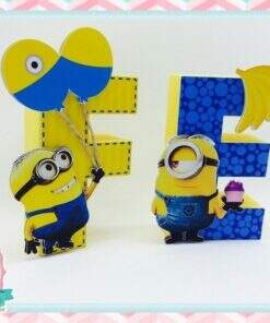 Letras 3d Minions