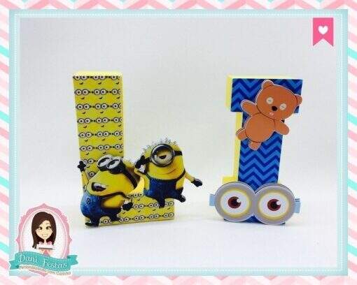 Letras 3d Minions - Imagem 2