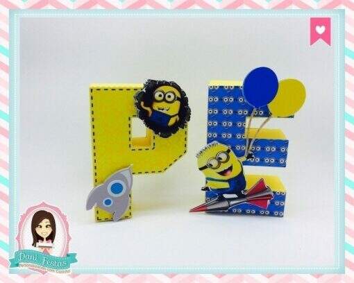 Letras 3d Minions - Imagem 3