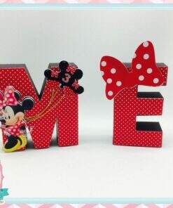 Letras 3d Minnie