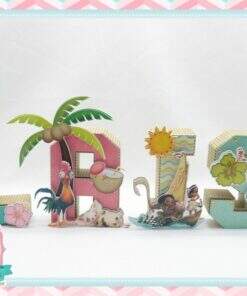 Letras 3d Moana