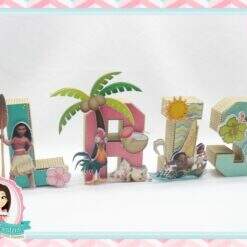 Alternative view of Letras 3d Moana