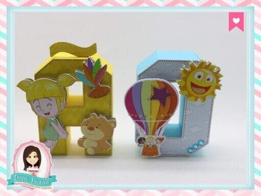 Letras 3d Mundo Bita - Imagem 3