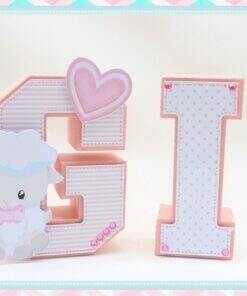 Letras 3d Ovelhinha