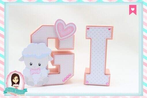 Letras 3d Ovelhinha