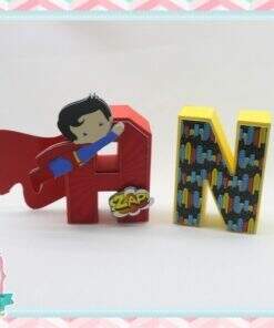 Letras 3d Super Heróis