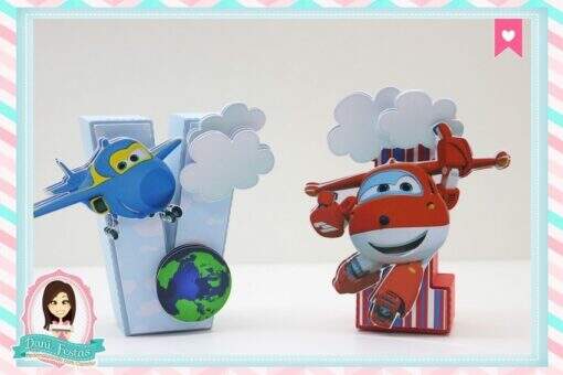Letras 3d Super Wings - Imagem 2