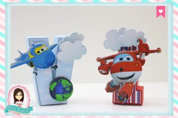 Letras 3d Super Wings - Image 2