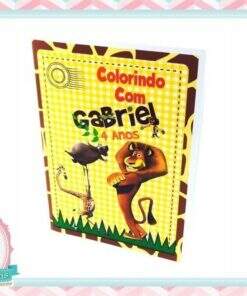 Livro de Colorir  Madagascar