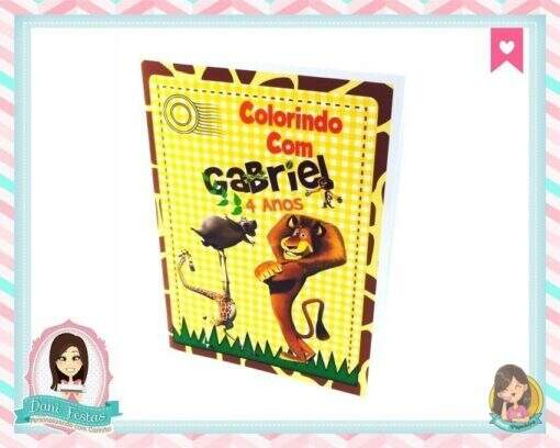 Livro de Colorir  Madagascar