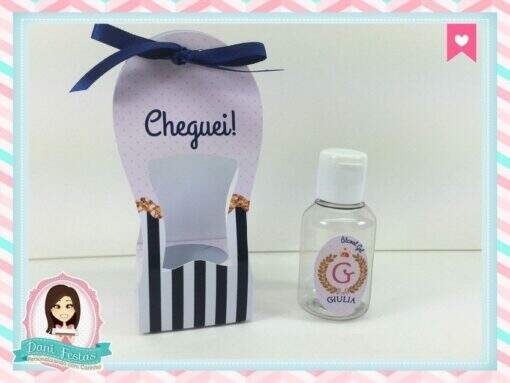 Mini Álcool Gel Lembrancinha de Bebê