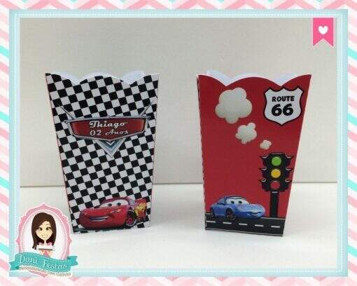 Mini Cachepô Carros Disney