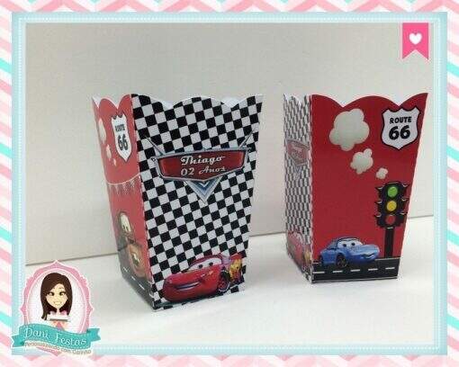 Mini Cachepô Carros Disney - Imagem 2