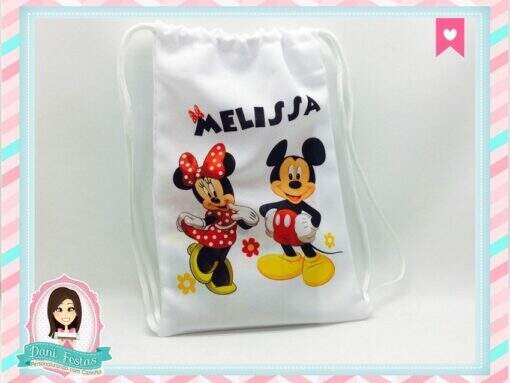 Mochila 20x20 - Minnie Vermelha