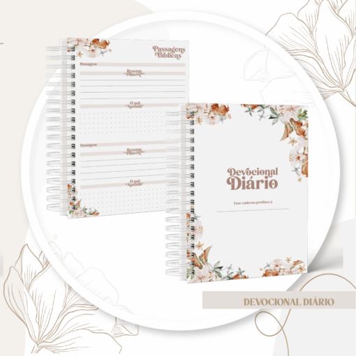 Caderno Devocional Floral - Imagem 5