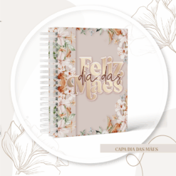Alternative view of Caderno de Memórias Floral Dia das Mães