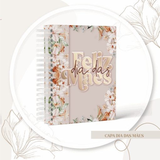 Caderno de Memórias Floral Dia das Mães - Imagem 2