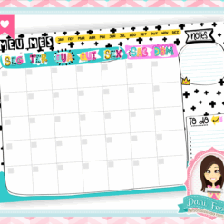 Bloco Planner de Mesa - Meu Mês